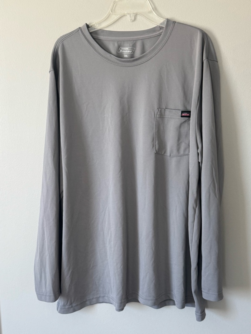 Dickies Mens Long Sleeve T Shirt Baselayer with Pocket 3XL